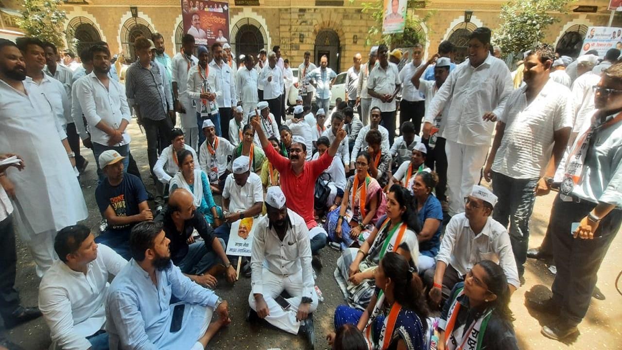 Mumbai: NCP supporters protest outside ED office over summons to Jayant Patil