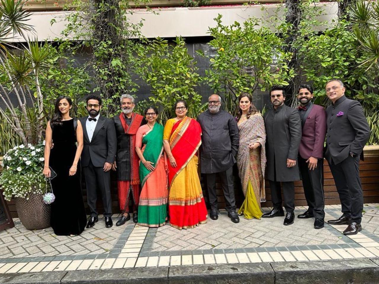 Despite not coming from a cinematic background, Lakshmi Pranathi has always been a solid support for the actor at multiple occasions. Last year too, she was seen joining him at various international premieres of the blockbuster RRR, amongst many more instances