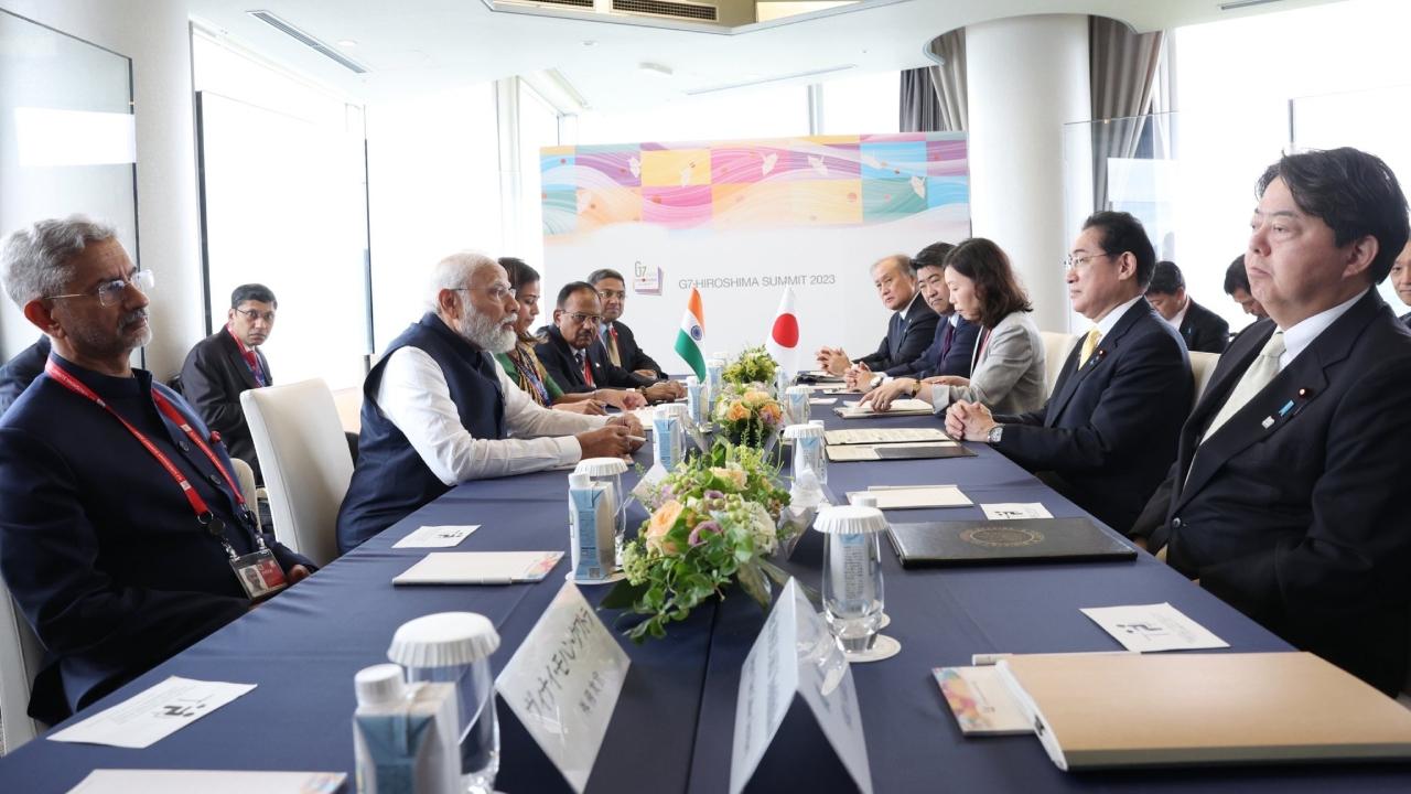 Prime Minister Narendra Modi and his Japanese counterpart Fumio Kishida on Saturday held talks focusing on boosting bilateral cooperation in areas of green hydrogen, high technology, semiconductors and digital public infrastructur. Both leaders discussed ways to enhance India-Japan friendship across different sectors including trade, economy and culture, the PMO said on Twitter