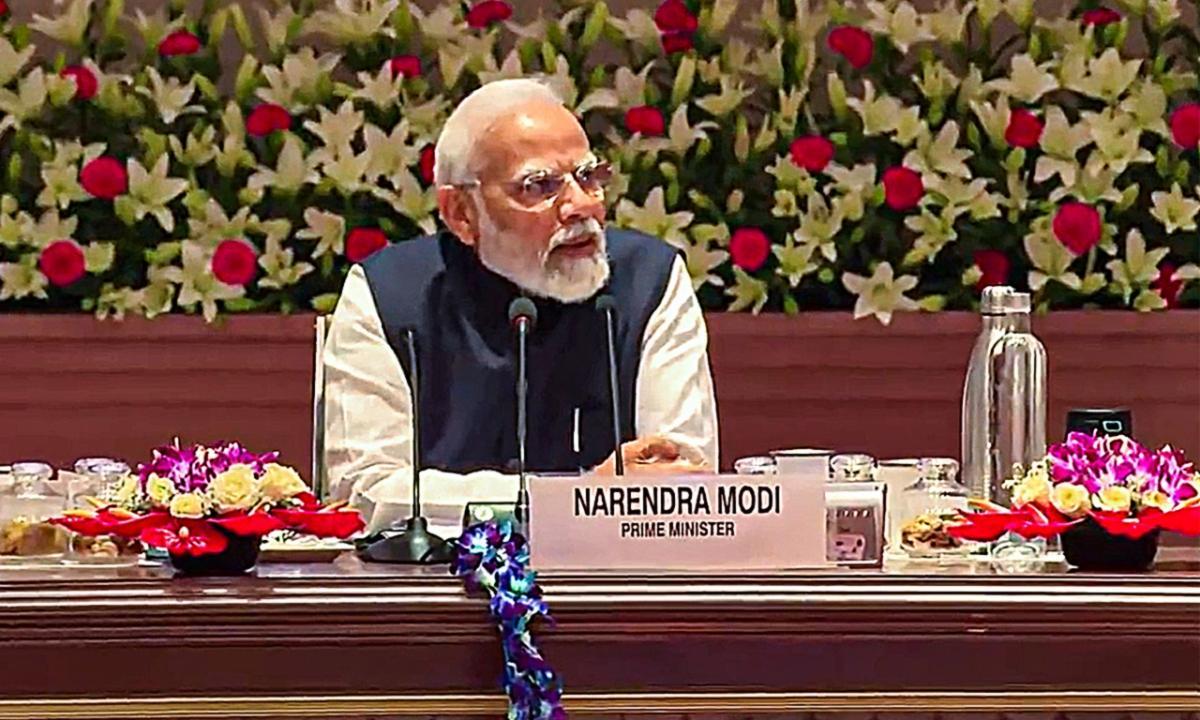 PM Modi chairs 8th governing council meeting of Niti Aayog; 8 chief ministers absent
