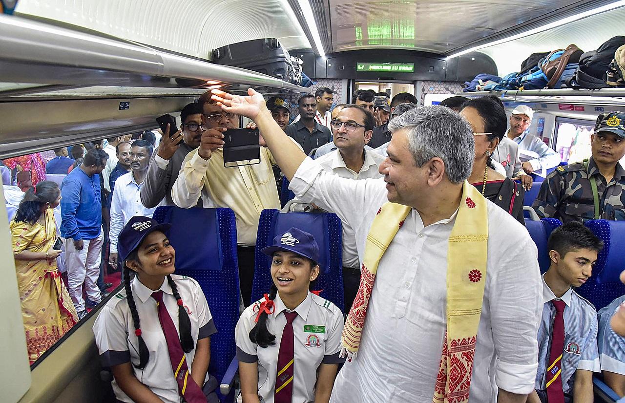 During the last nine years, the North East has witnessed infrastructure development with all states connected with the railway network, PM Modi said