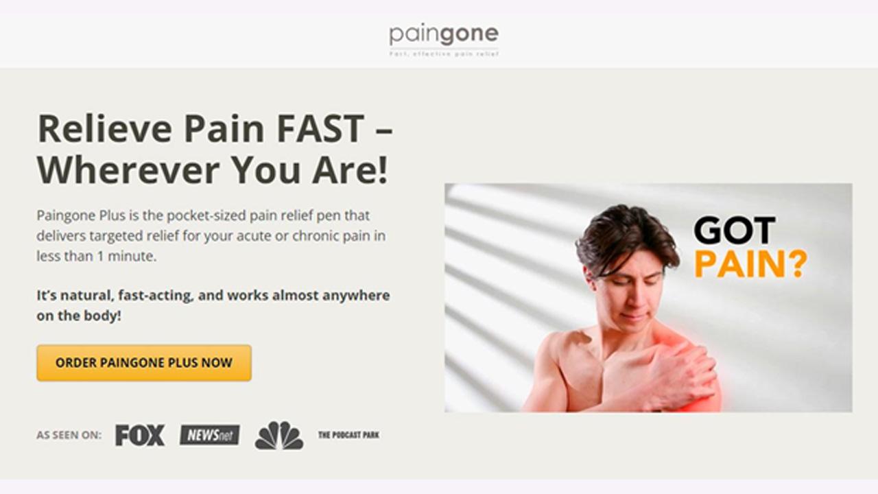 Paingone One, Pain Gone Pen, Pain Relief Pen