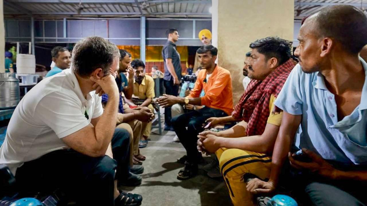 Haryana Congress chief Udai Bhan told PTI that Gandhi travelled with truck drivers and halted en route and listened to the problems faced by them.