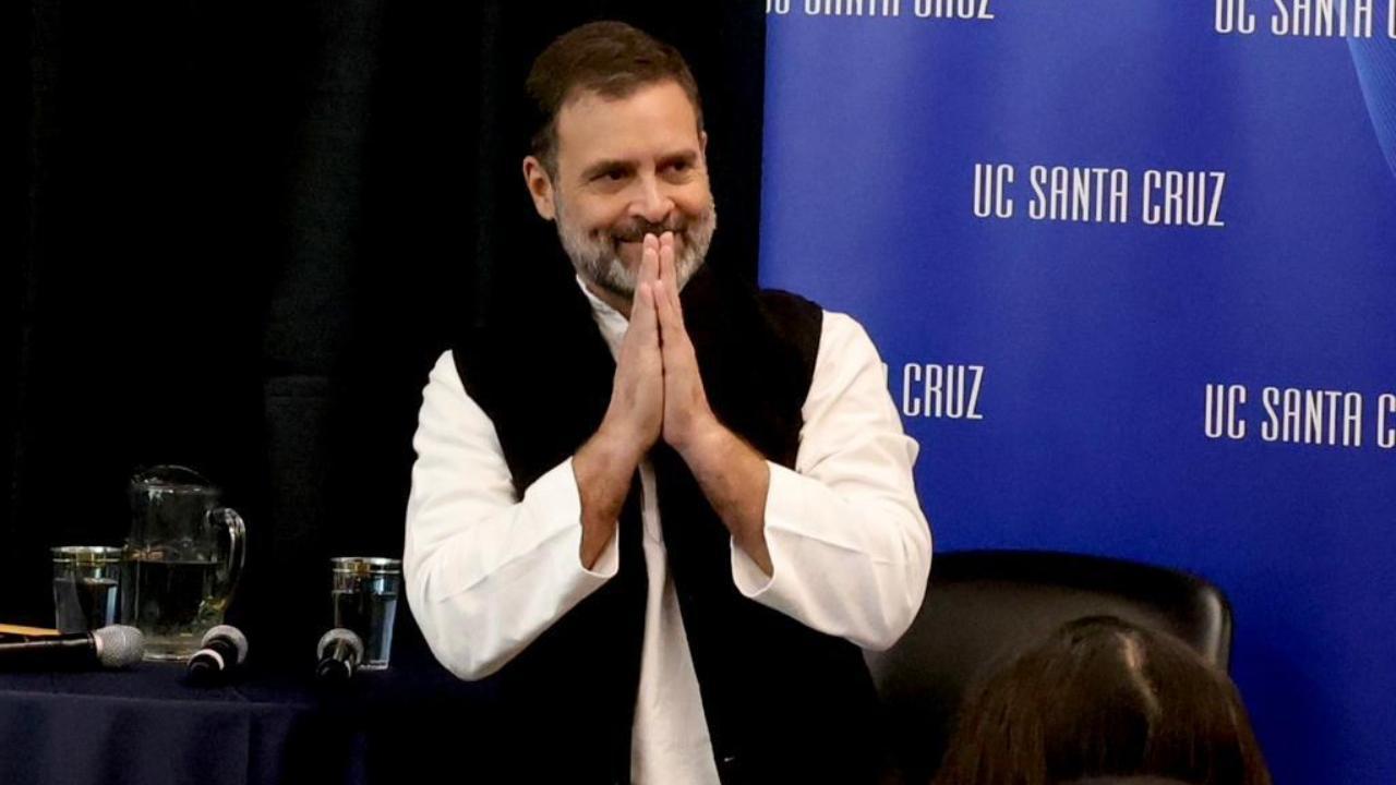 BJP 'threatening' people and 'misusing' government agencies, says Rahul Gandhi in US