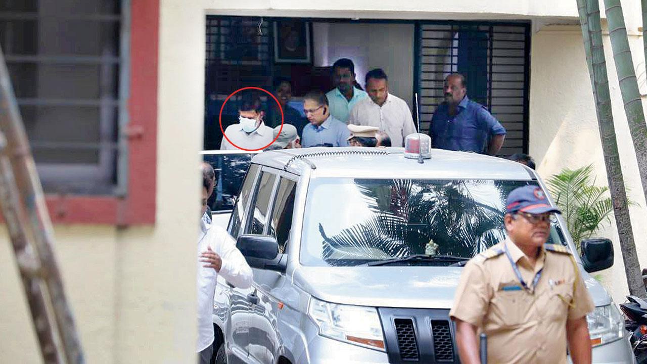 Pradeep Kurulkar at the Pune sessions court on Tuesday