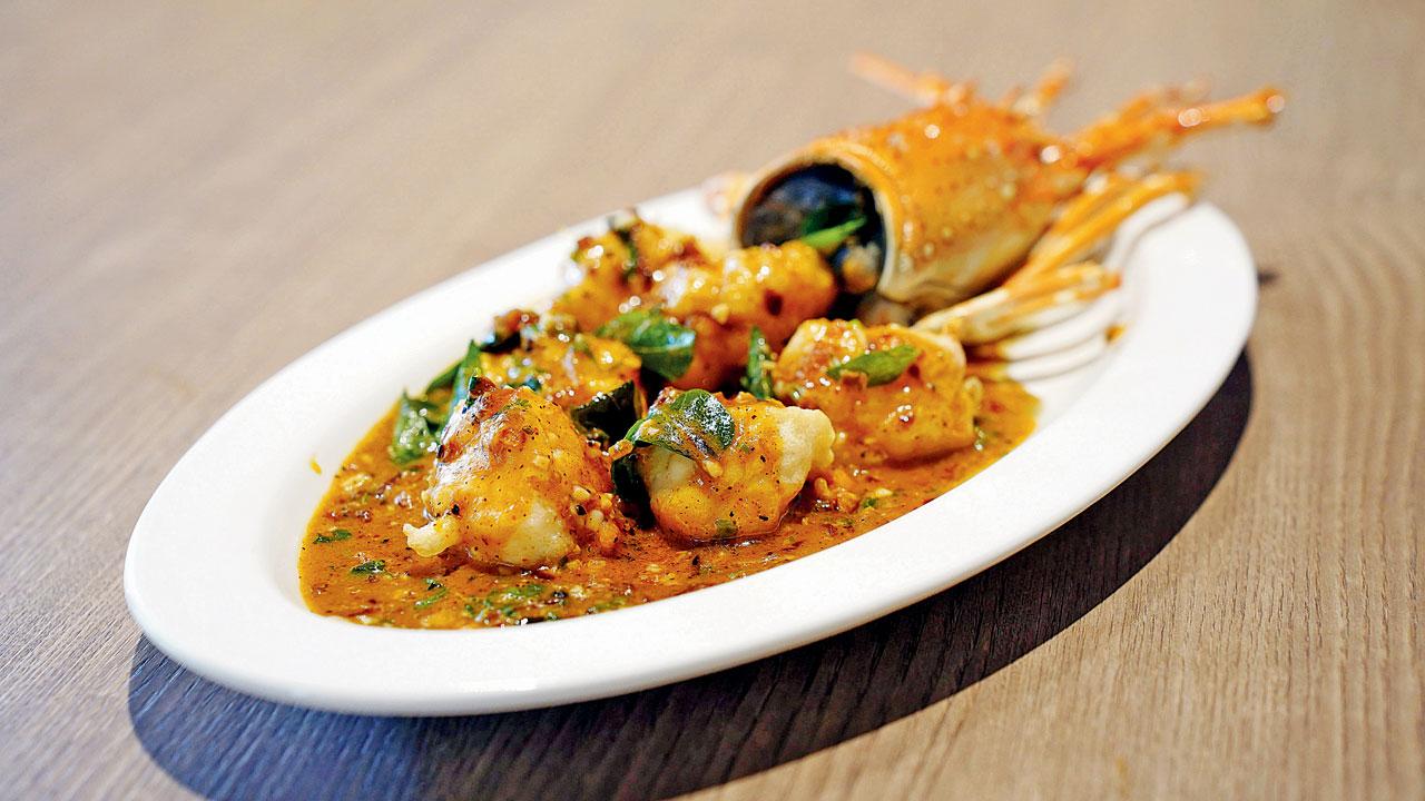 Butter garlic lobster