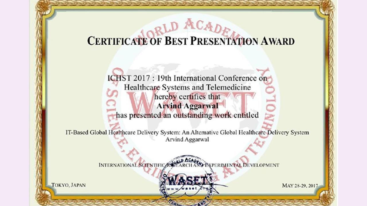 Sevati Devi Memorial Digital Medical Centres Project An It Based Global Health Care Delivery System