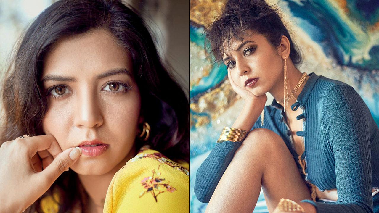 Everyday simple day look; (right) model Shelina Chauhan transforms her day look to a night-out glam. Pics Courtesy/ Keyur Shailesh Trivedi