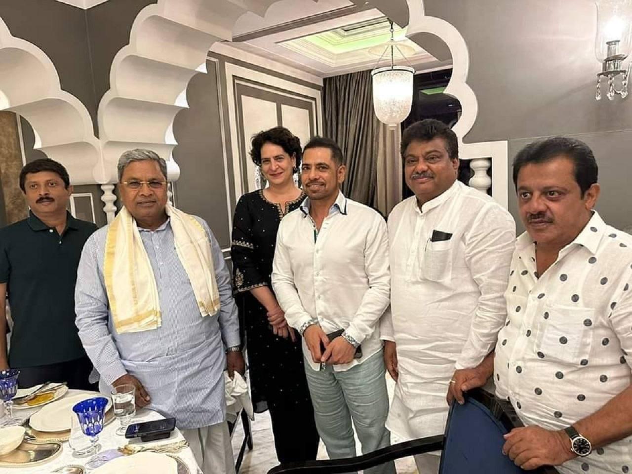 Siddaramaiah is in the national capital to discuss matters related to the expansion of his Cabinet and this is his first meeting with Sonia Gandhi after the Congress formed government in the southern state (Pic/Twitter@MBPatil)