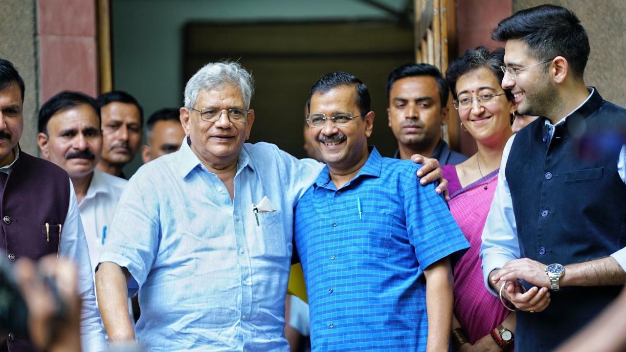 It is unconstitutional, says CPI(M)'s Sitaram Yechury extends support to Delhi CM Arvind Kejriwal on Centre's ordinance