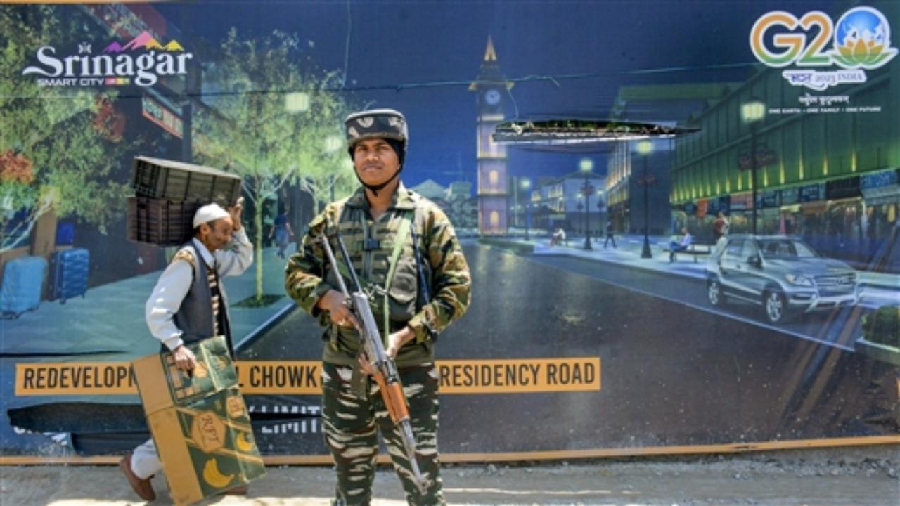 Security has been heightened in Srinagar and other districts of the Valley. There are special nakas set up at many places and security forces were seen checking and frisking vehicles randomly. PTI Photo