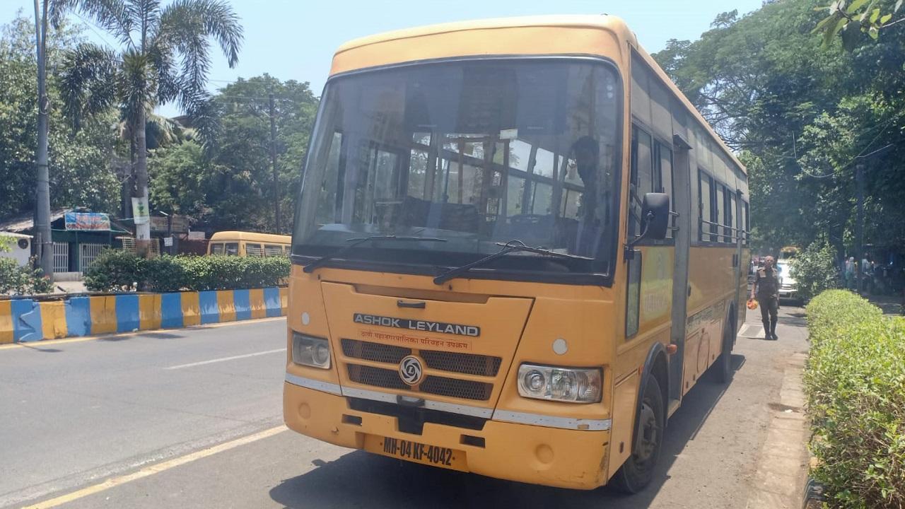 Thane Municipal Transport bus catches fire; none hurt