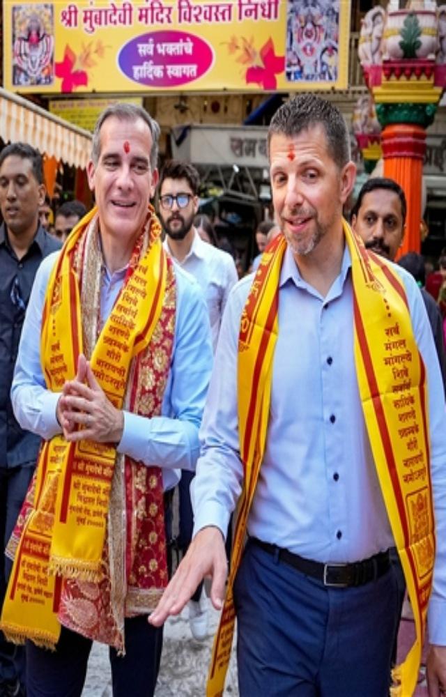 Newly appointed US Ambassador Eric Garcetti in Mumbai
