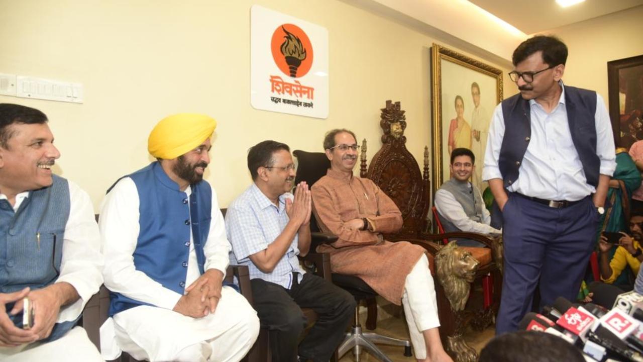 After meeting Shiv Sena (UBT) chief Uddhav Thackeray at the latter's residence in Mumbai, Kejriwal said state governments were being toppled by using the CBI and the ED
