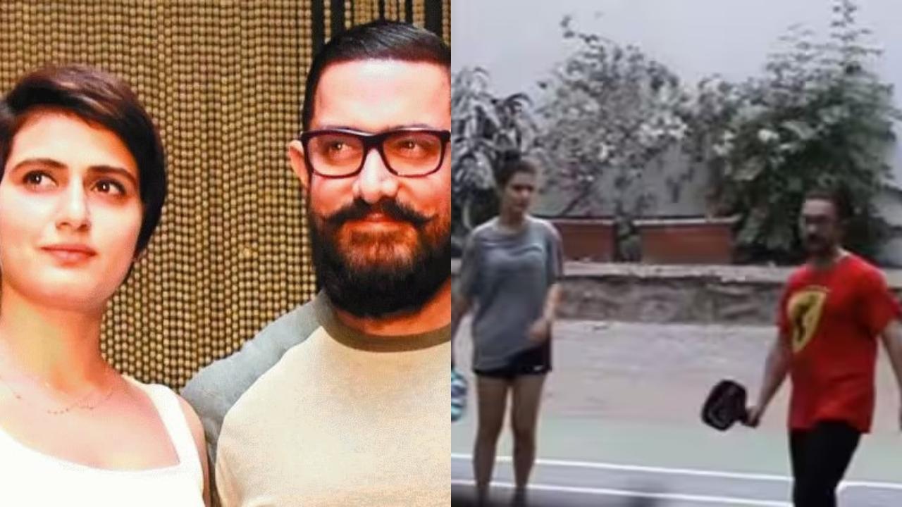 Aamir Khan and Fatima Sana Sheikh spotted playing pickleball, have a look!