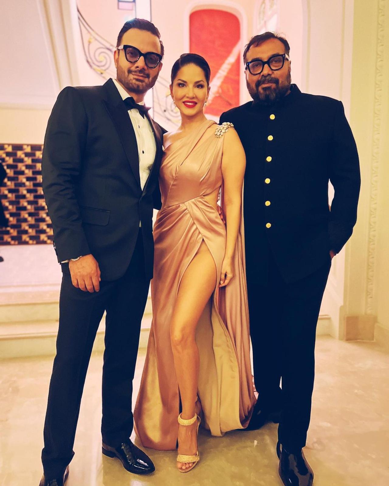 Sunny Leone who was seen basking in the glorious moment took to her Instagram account and shared her red carpet look which she captioned, 