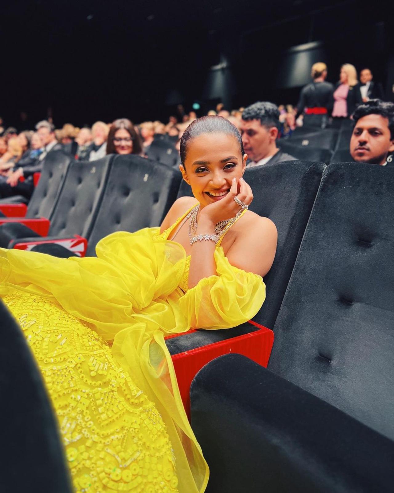 Surveen Chawla who attended the festival was among the audience who viewed the film at its worl premiere