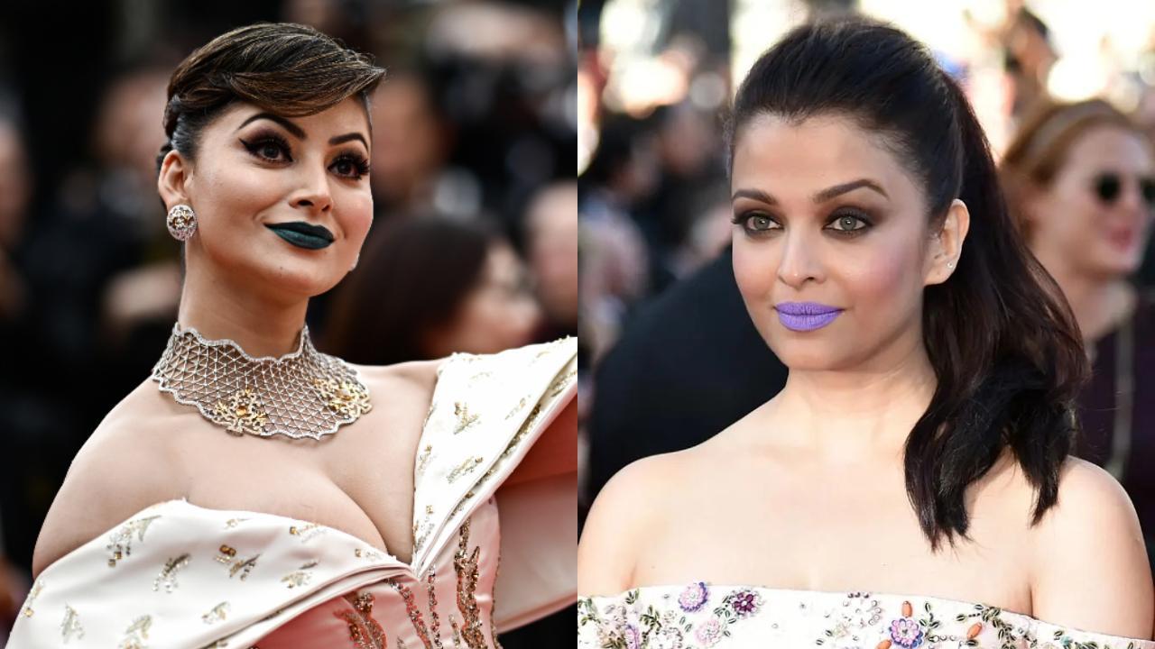 Aishwarya Rai Blue Film Sex Videos - Cannes 2023: Urvashi Rautela echoes Aishwarya Rai Bachchan with blue lips  at the film festival