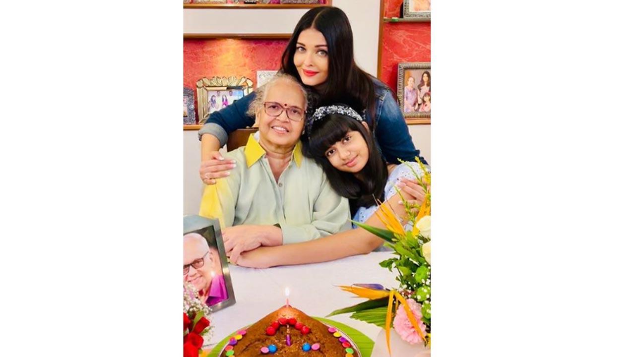 See how Aishwarya Rai Bachchan wished her mother on birthday