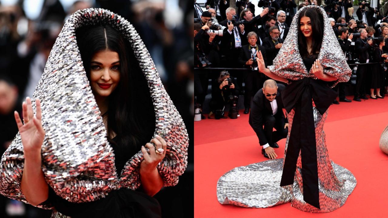 Aishwarya Rai Bachchan scripts another Cannes history with her dramatic  hooded gown | Prothom Alo