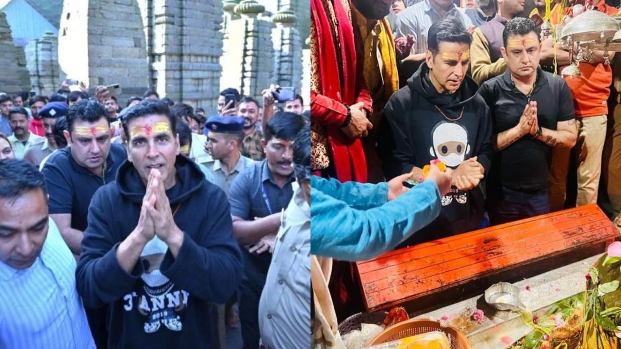 Akshay Kumar visits Badrinath Dham, Jageshwar Dham in Uttarakhand; offers prayers