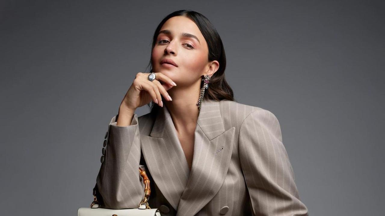 Alia Bhatt becomes first global ambassador for Gucci from India; poses with Gucci Bamboo 1947 bag