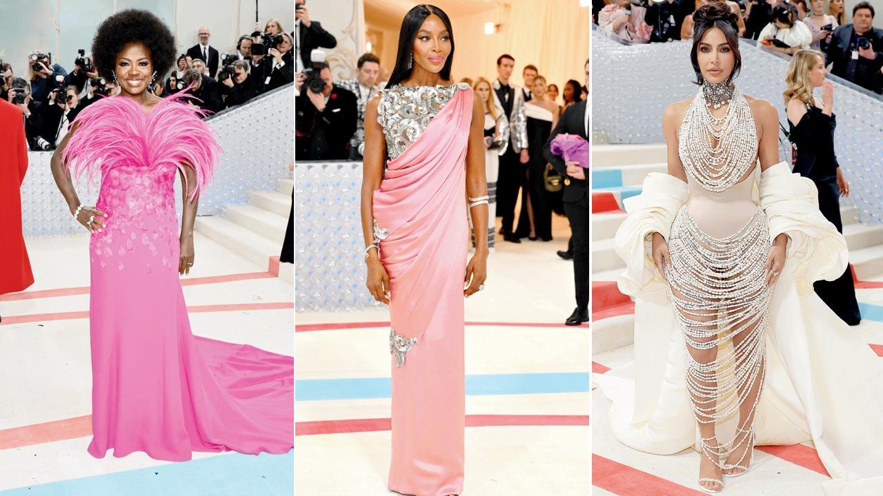 Viola Davis, Naomi Campbell and Kim Kardashian