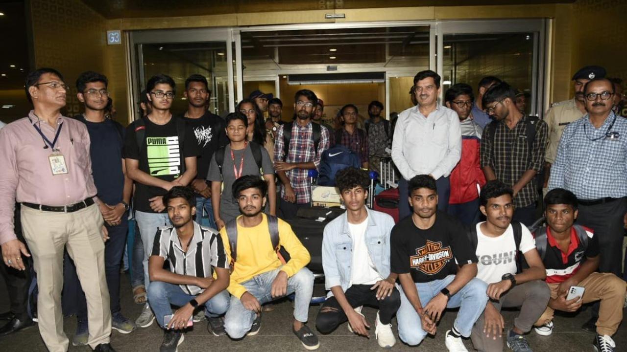 Manipur violence: Maharashtra students from Manipur arrive at Mumbai airport in special flight