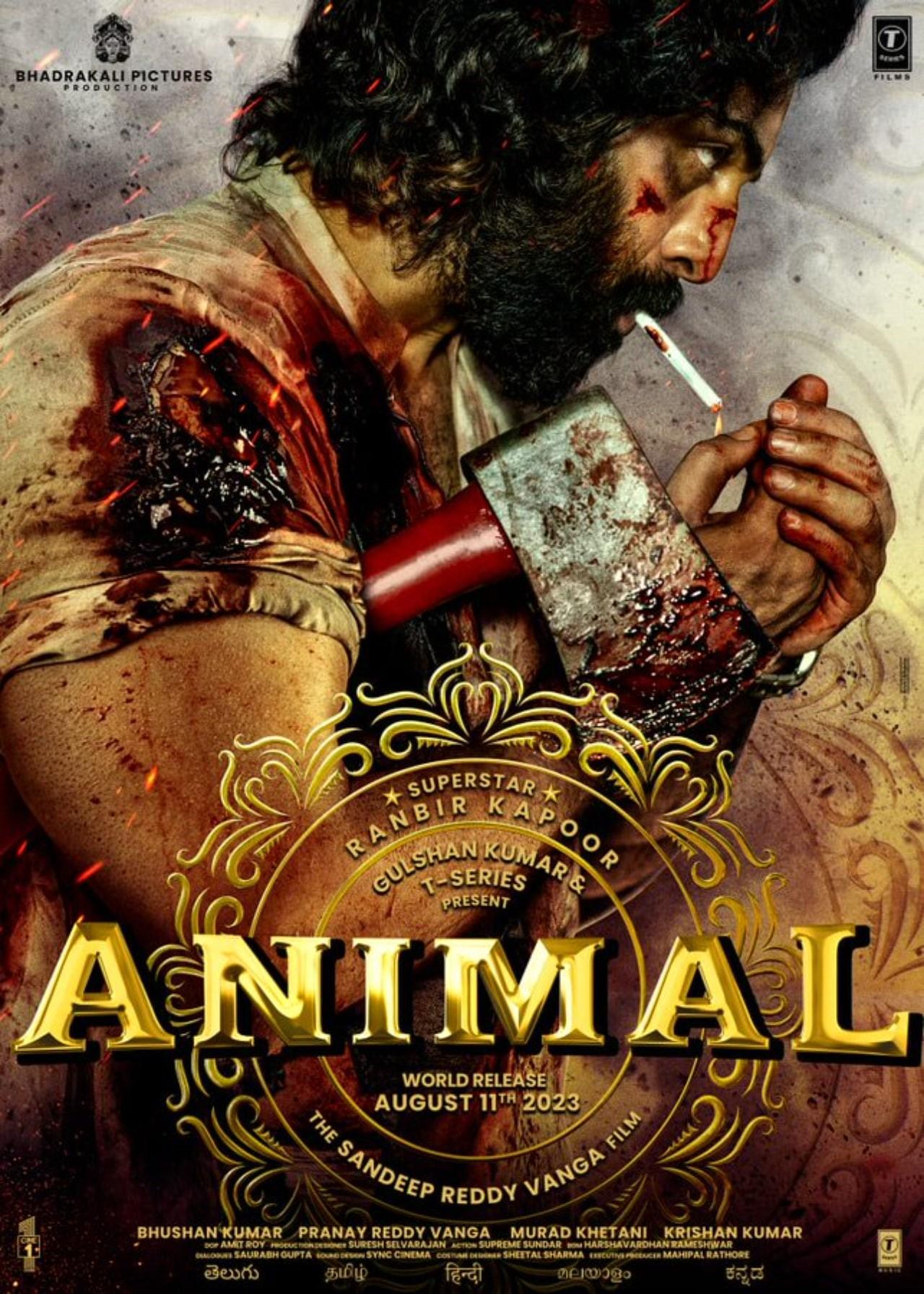 Animal (August 11, 2023)
After the success of 'Tu Jhotthi Mein Makkar,' Ranbir Kapoor is all set for his upcoming action film, 'Animal,' directed by Sandeep Reddy Vanga, the director of 'Kabir Singh.' The film also stars Anil Kapoor, Bobby Deol, Rashmika Mandanna, and Tripti Dimri. 'Animal' is scheduled for release on August 11, 2023.