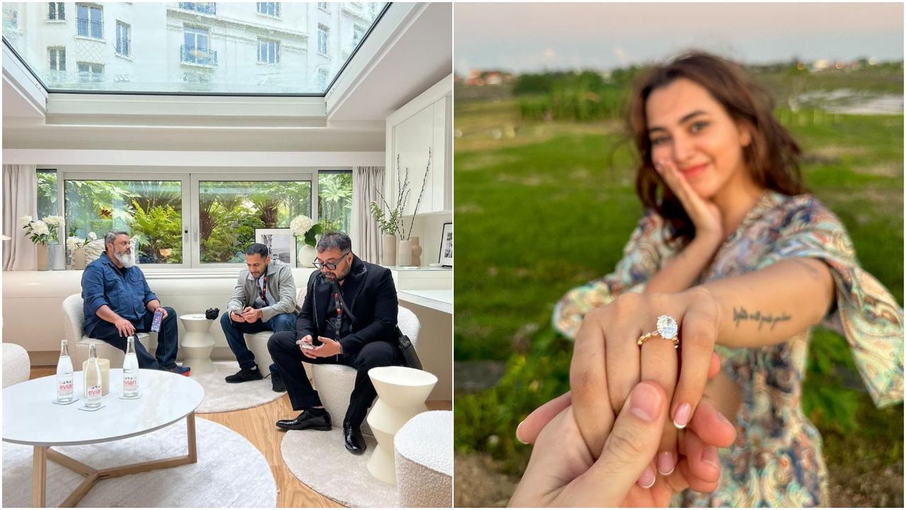 Director Anurag Kashyap's daughter Aaliyah Kashyap got engaged to long-time best friend Shane Gregoire on Saturday. While Aaliyah and Shane are celebrating their engagement, director Anurag Kashyap is pulling their leg! Read full story here