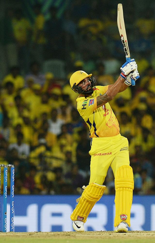 Playing for CSK, Murali Vijay smashed a sublime 57-ball-127, including eight fours and 11 sixes, against Rajasthan Royals in 2010.
