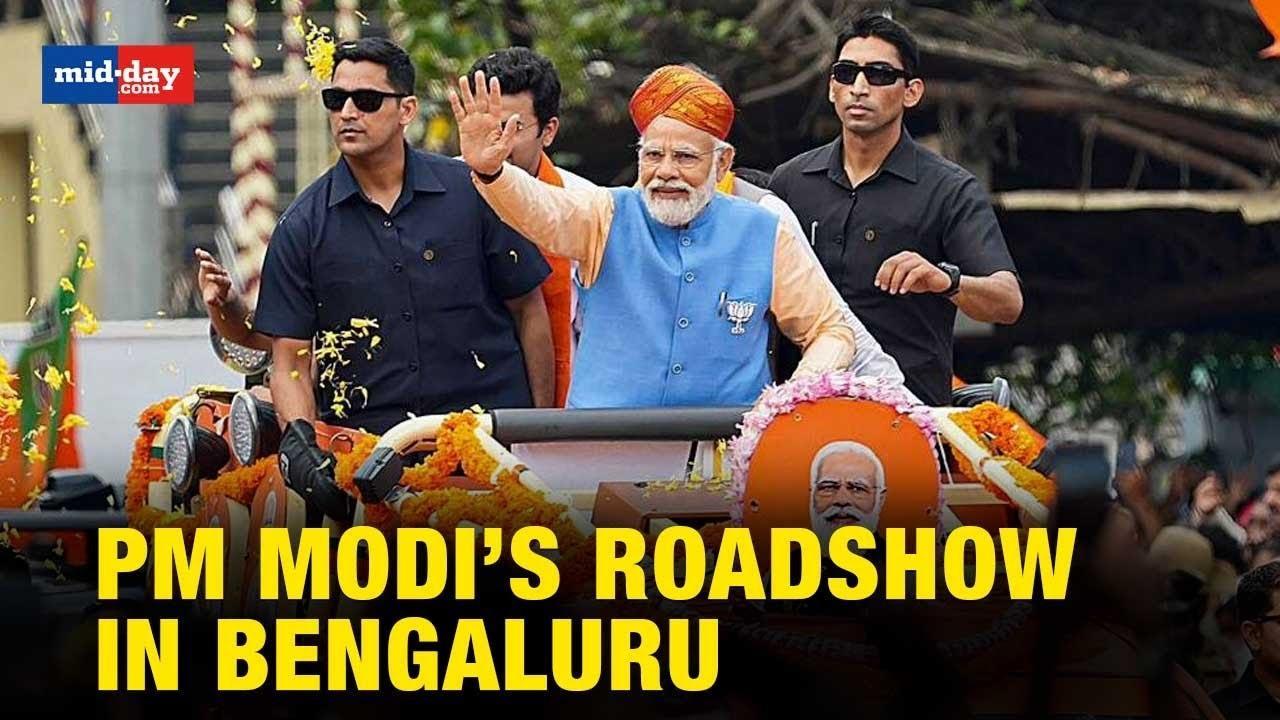 Karnataka elections: PM Modi holds roadshow in Bengaluru ahead of assembly polls