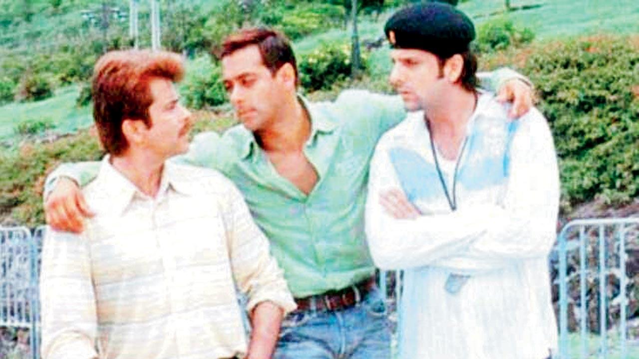 Anil Kapoor, Salman Khan, Fardeen Khan in No Entry 