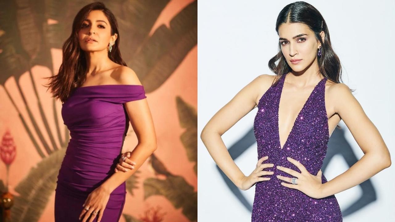 From Anushka Sharma to Kriti Sanon, Bollywood divas who slayed in purple outfits