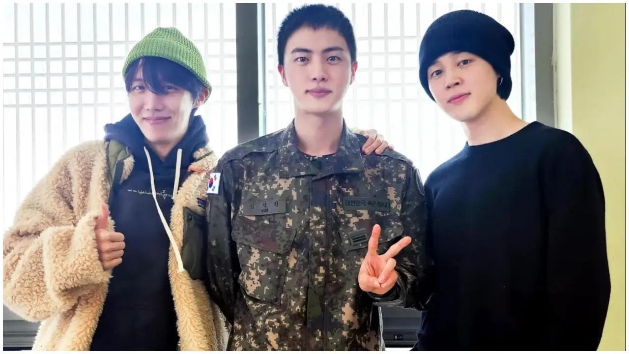 BTS member Jin reached out to J-Hope, who joined the military recently, via their social media platform, Weverse. He posted a long note asking whether his fellow BTS member is doing well in the military. Read full story here