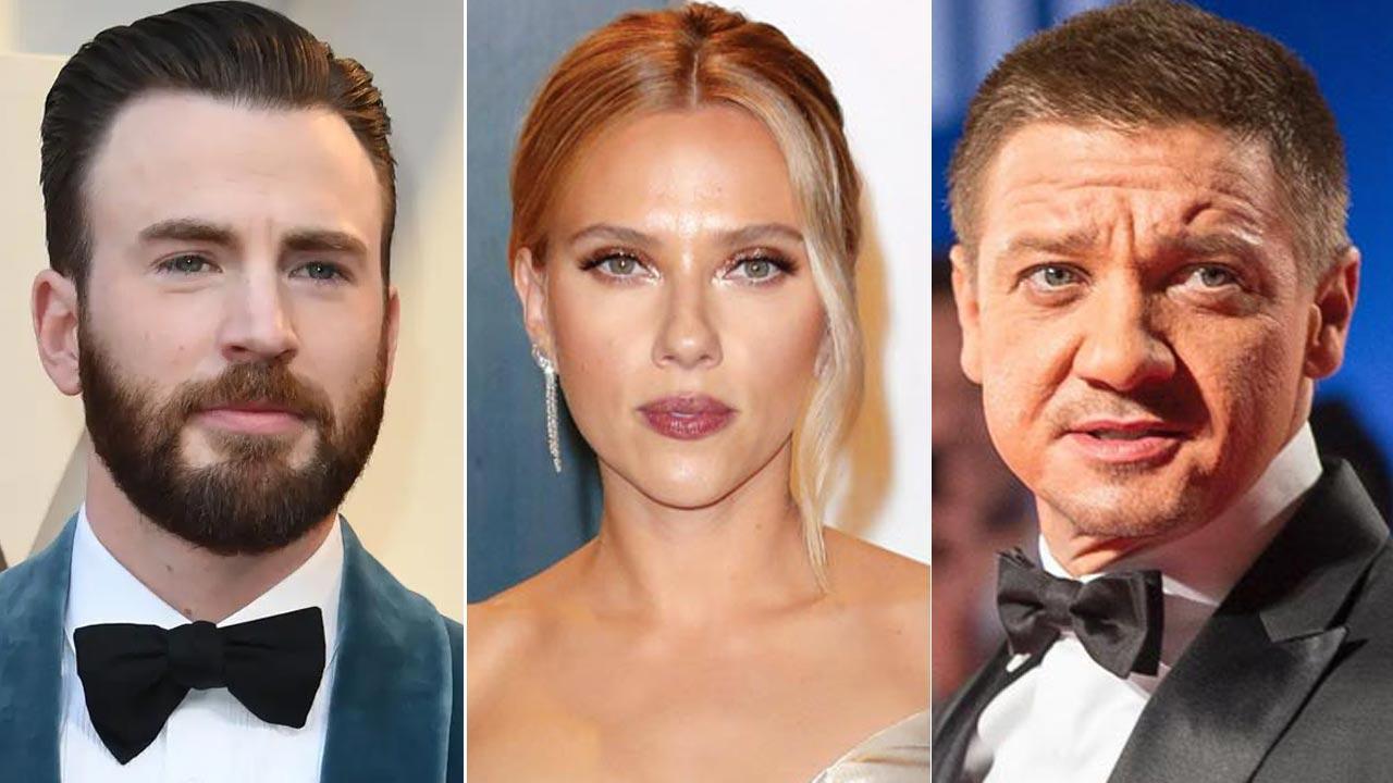 Scarlett Johansson, Chris Evans visit Jeremy Renner following snowplow accident