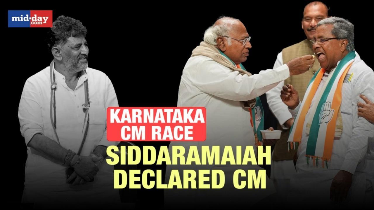 Siddaramaiah declared Chief Minister of Karnataka, DK Shivakumar his deputy