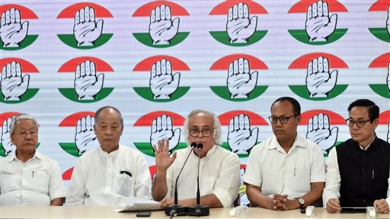 The party said nearly 100 people have died due to ethnic violence and many more have gone missing. The party chief Mallikarjun Kharge led a party delegation and met President Droupadi Murmu at Rashtrapati Bhavan and submitted a memorandum