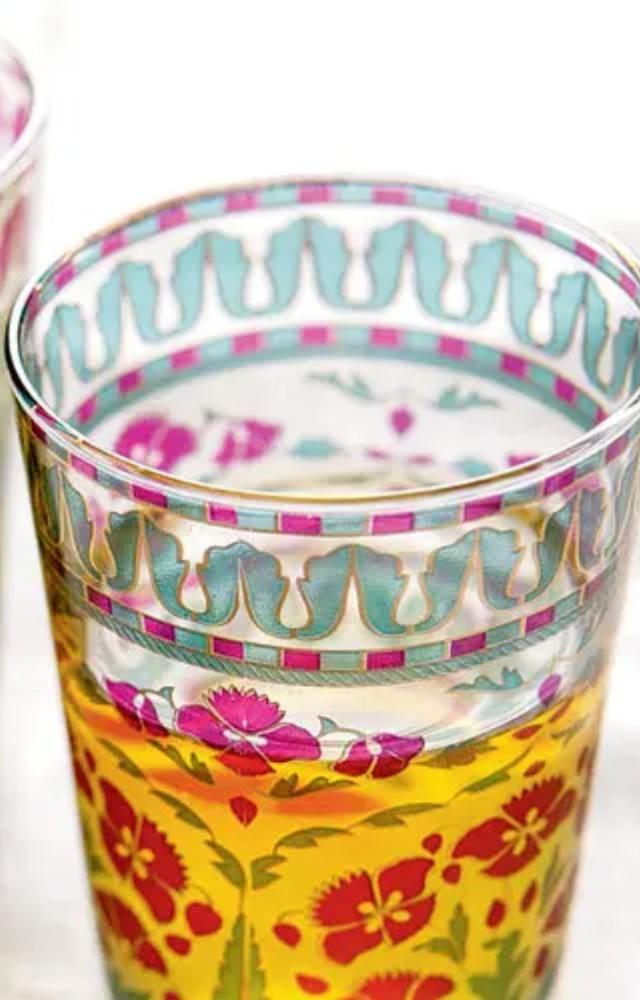 Saffron and sandalwood are great natural cooling ingredients served in a drink at Maharaja Bhog outlets
