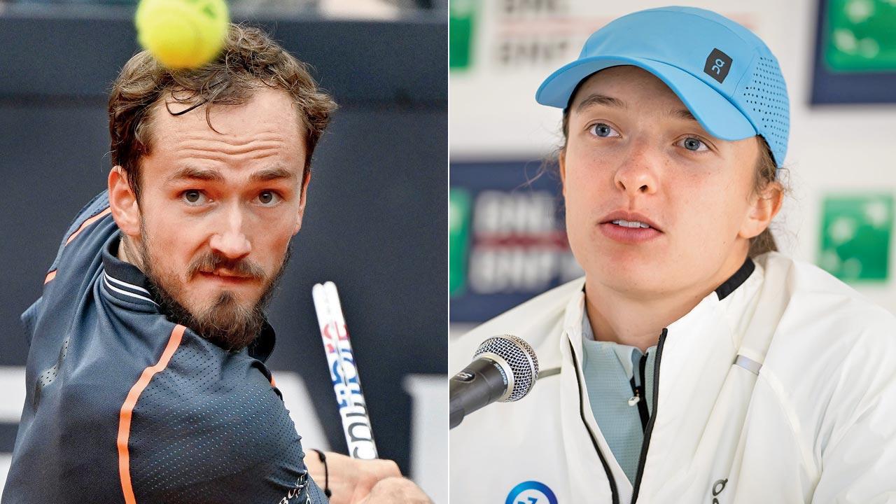 Medvedev in Rome semis; Swiatek retires in quarters