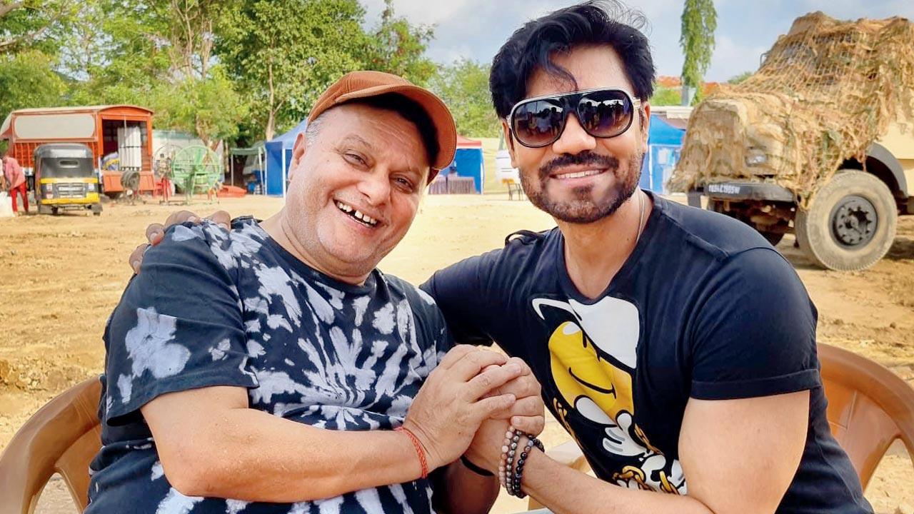 The actor with director Anil Sharma