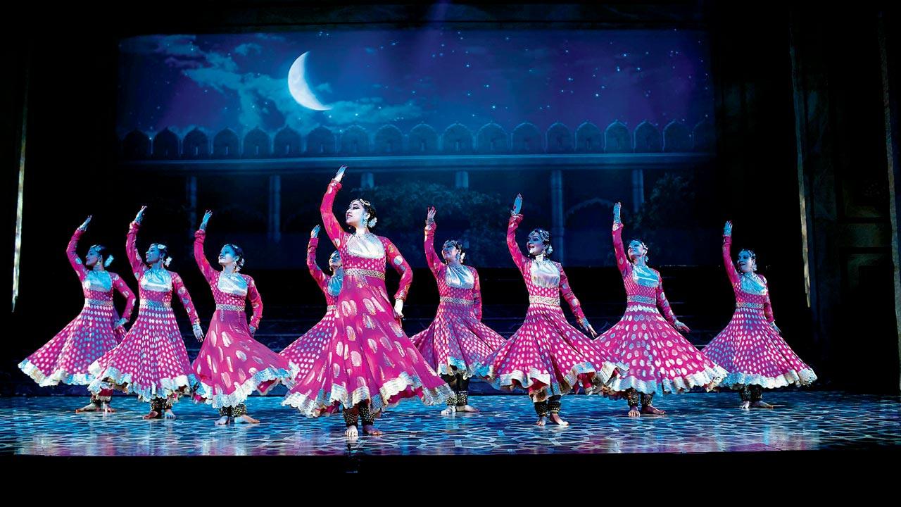 A moment from the Mughal-e-Azam musical