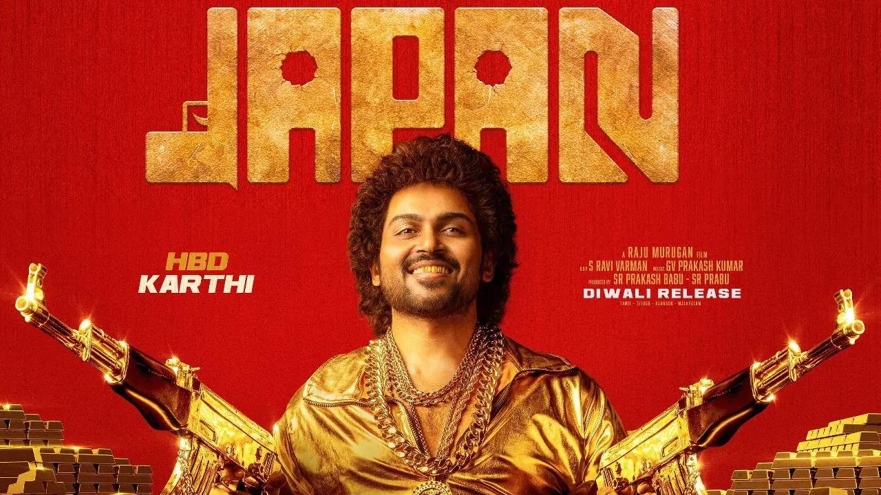 Tamil superstar Karthi celebrates his 46th birthday today. On this occasion, the makers of his upcoming film titled 'Japan' dropped an intriguing teaser video featuring the actor. Read full story here