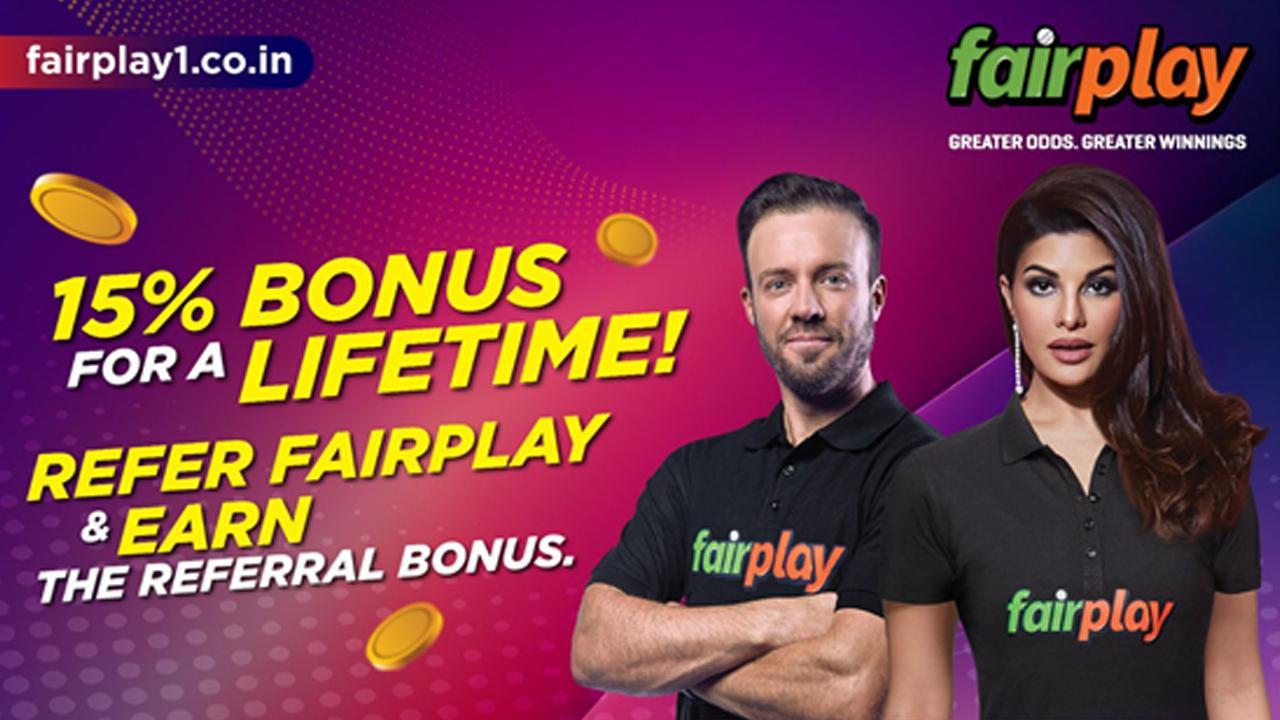 Enjoy a 15% referral bonus when you refer people to FairPlay.