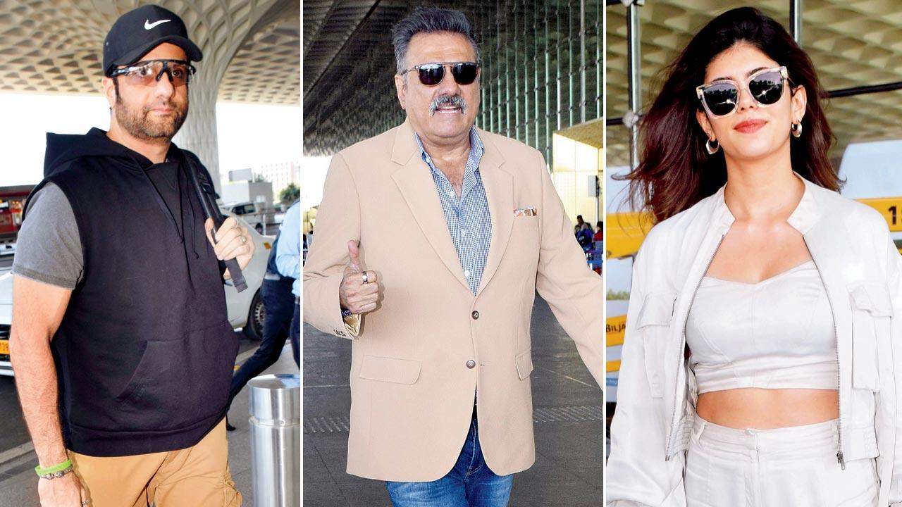 Fardeen Khan, Boman Irani and Sanjana Sanghi