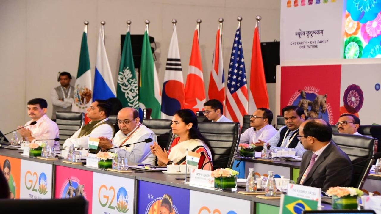 G20 India Chair, Disaster Risk Reduction Working Group (DRRWG) and Member Secretary, NDMA Kamal Kishore was also present on the occasion