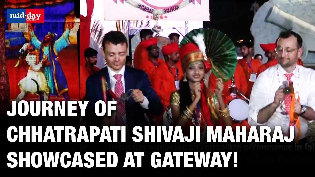 G20 Mumbai: Delegates witness journey of Chhatrapati Shivaji Maharaj at Gateway 