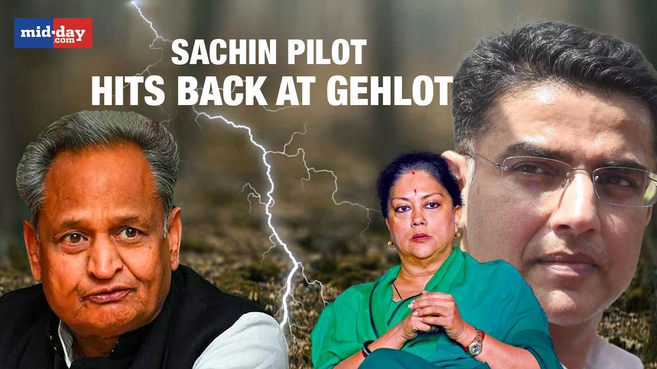 ‘Vasundhara Raje is CM’s leader, not Sonia Gandhi’, Pilot attacks CM Gehlot