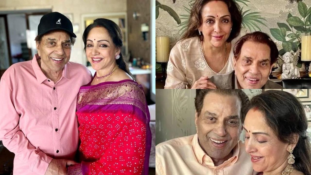 Hema Malini Xxx Video - Hema Malini-Dharmendra mark 43rd wedding anniversary with adorable pictures