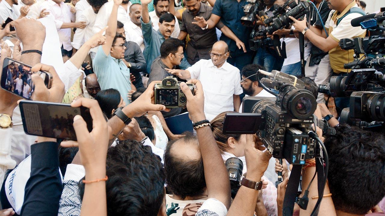 Maharashtra: Sharad Pawar firm on decision to step down, says Jayant Patil